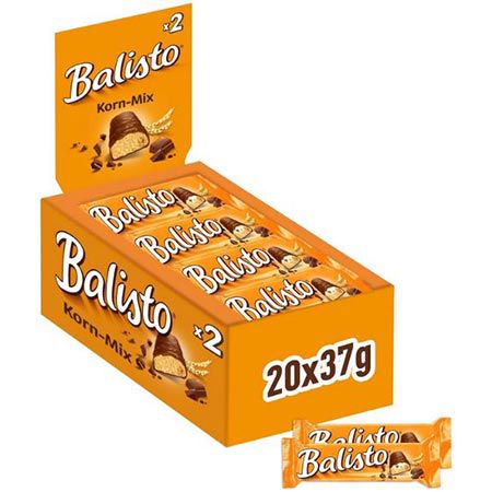 20er Pack Balisto Korn Mix Schokoriegel (20 x 37g) ab 8,92€ (statt 13€)