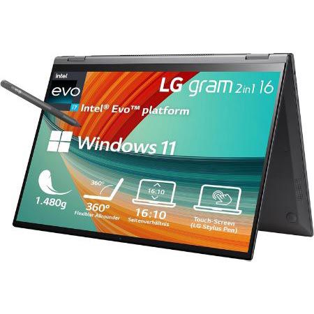 LG Gram 16 Zoll Ultralight 2-in-1 Convertible Notebook für 1.060,90€ (statt 1.249€)