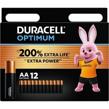 12er Pack Duracell Optimum AA Batterien ab 9,49€ (statt 18€)
