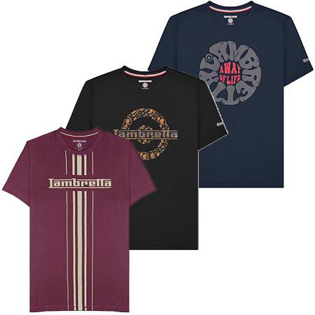 Lambretta Herren T-Shirts in 32 Designs ab 9,50€ (statt 21€)