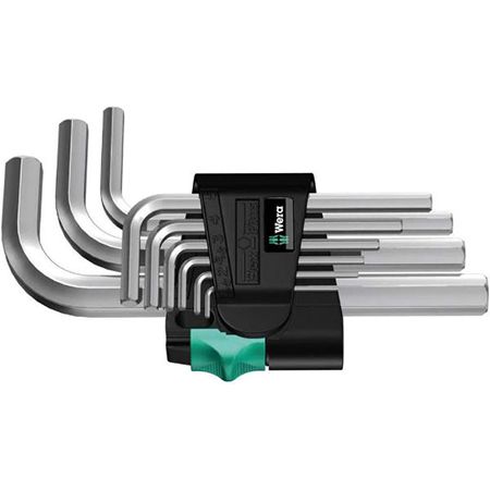 Wera 950/9 SM N Winkelschlüsselsatz, 9-teilig für 12,30€ (statt 17€)