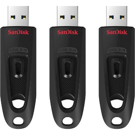 3er Pack SanDisk Ultra USB 3.0 Stick, je 64 GB für 19,99€ (statt 30€)
