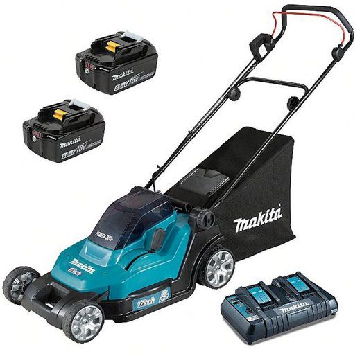 Makita DLM432CT2 Rasenmäher inkl. 2x 5Ah Akku + Ladegerät für 399€ (statt 445€)