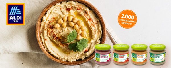 Aldi Süd: Bio Humus gratis ausprobieren