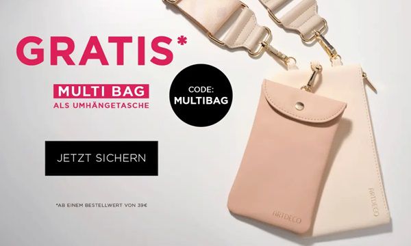 ARTDECO: ab 39€ Bestellwert Multi BAG gratis dazu