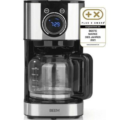 Beem Kaffeemaschine Fresh-Aroma-Switch Glas 900W für 21,95€ (statt 44€)