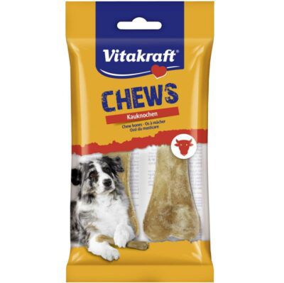 🦴 Vitakraft Chews Hunde Kauknochen gepresst 14cm (5x 2 Stück) für 13€ (statt 17€)