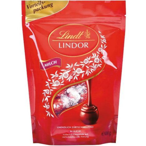 🍫 Lindt LINDOR Kugeln Vollmilchschokolade 400g für 7,99€ (statt 10€)