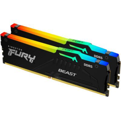 Kingston FURY Beast RGB 32GB Kit DDR5-6000 CL30 für 126,89€ (statt 149€)