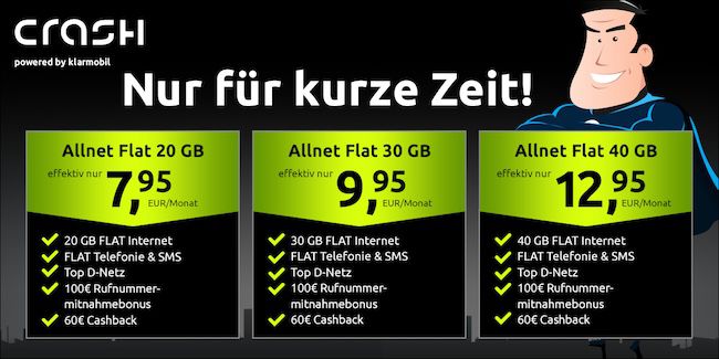 Vodafone Allnet 40GB für eff. 12,99€ mtl. dank 160€ Bonus