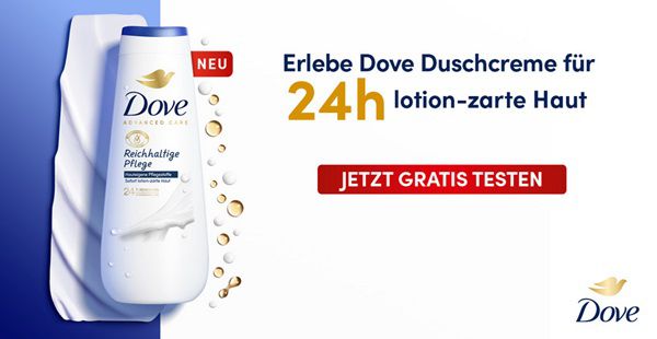 dm: Dove Advanced Care Duschcreme gratis ausprobieren