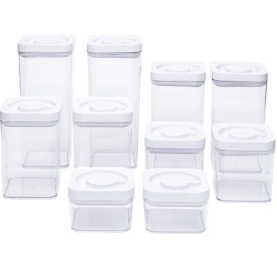 Amazon Basics Lebensmittelbehälter 10er Pack für 28,83€ (statt 35€)
