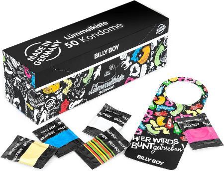 Billy Boy Lümmelkiste mit 50 Kondome im Mix ab 15,74€ (statt 20€)