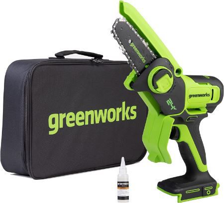 Greenworks Mini Akku Kettensäge mit 10cm für 78,99€ (statt 100€)