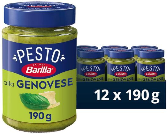12er Pack Barilla Pesto alla Genovese, je 190g ab 26,09€ (statt 36€)