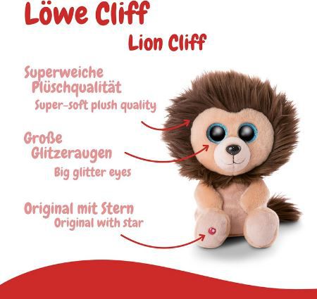 NICI Original Glubschis Kuscheltier Löwe Cliff, 25cm für 6,39€ (statt 12€)