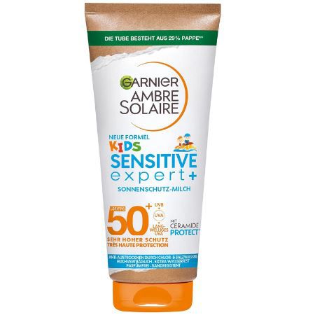 Garnier Ambre Solaire Kids Sensitive expert+ mit LSF 50+ ab 5,97€ (statt 10€)