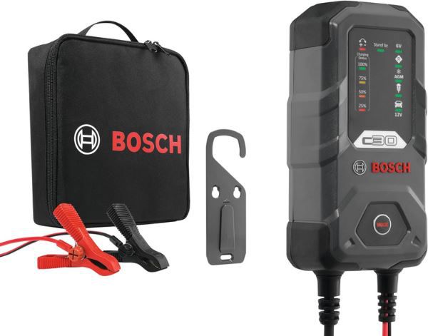 Bosch C30 Kfz Batterieladegerät mit Erhaltungsfunktion für 45,29€ (statt 55€)