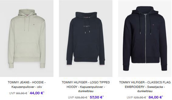 Bis zu  80% Rabatt auf Premium Sweatshirts & Hoodies   Tommy, CK, Lacoste u.v.m.
