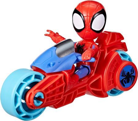 Marvel Spidey Figur mit Motorrad für 9,99€ (statt 14€)