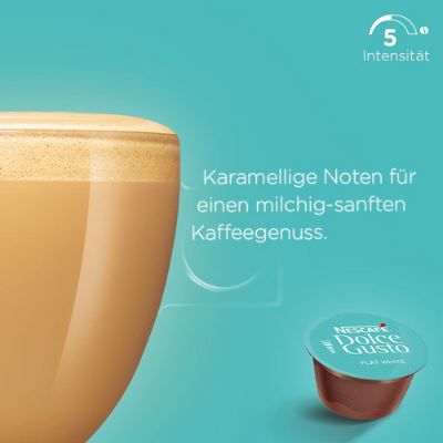 96er Pack Nescafe Dolce Gusto Flat White Kaffeekapseln ab 25,83€ (statt 36€)