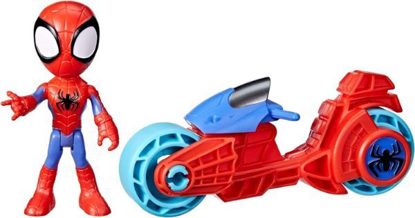 Marvel Spidey Figur mit Motorrad für 9,99€ (statt 14€)