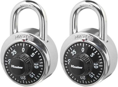 2er Pack Master Lock 1500T Zahlenschloss für 17,20€ (statt 27€)