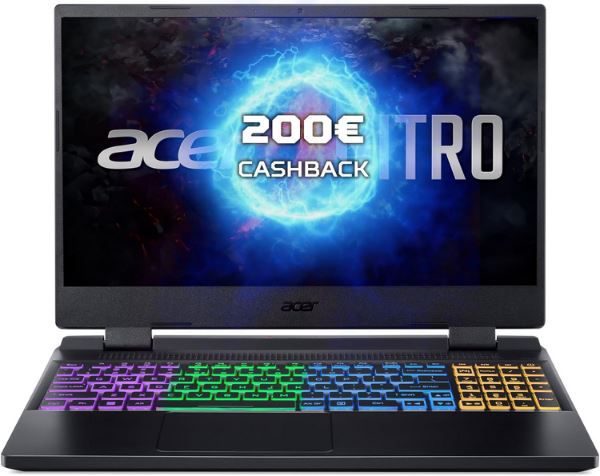 Acer Nitro 5 Gaming Laptop mit RTX 4060 für 1.099€ (statt 1.399€) + 200€ Cashback