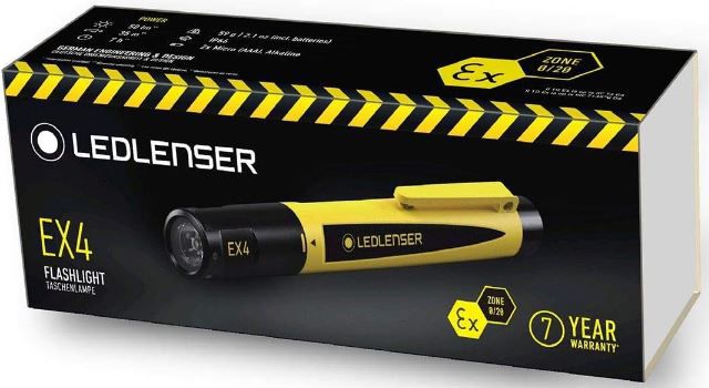 Ledlenser EX4 LED Taschenlampe mit 50 Lumen für 29,99€ (statt 36€)