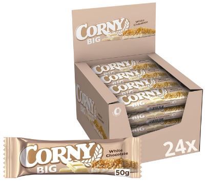 24er Pack Corny BIG White Chocolate Müsliriegel ab 12,61€ (statt 17€)