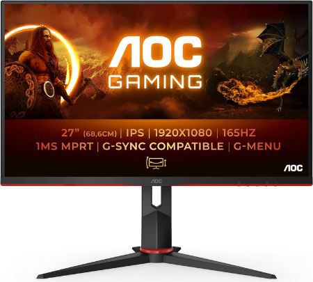 AOC 27G2SP 27 FHD Gaming Monitor mit 165 Hz für 125,24€ (statt 160€)