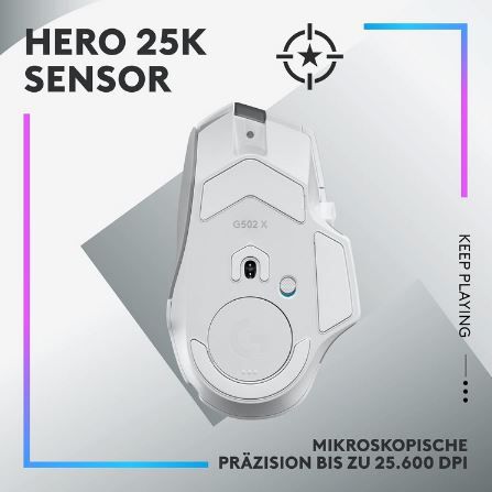 Logitech G502 X Plus Lightspeed Kabellose RGB Gaming Maus für 99€ (statt 110€)