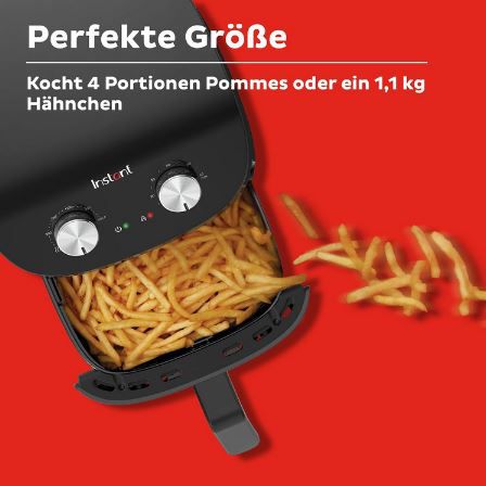 Instant Heißluftfritteuse mit 3,8L, 1.500W für 39,99€ (statt 60€)