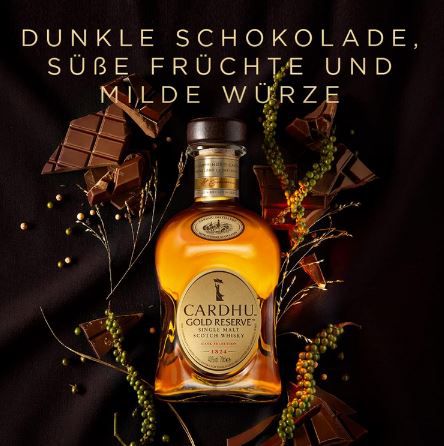 Cardhu Gold Reserve Single Malt Scotch Whisky, 0,7L ab 24,69€ (statt 37€)