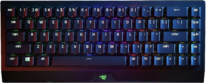 Razer BlackWidow V3 Mini HyperSpeed Gaming Tastatur für 99,99€ (statt 136€)