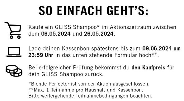 Gliss Shampoo kostenlos ausprobieren