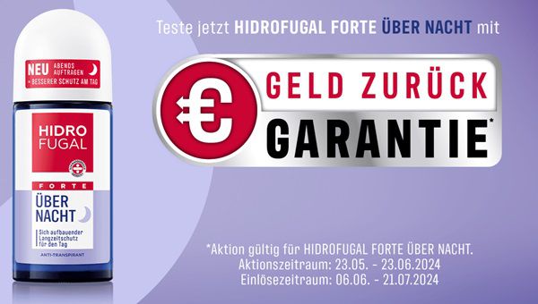 HIDROFUGAL FORTE ÜBER NACHT   bei Unzufriedenheit Geld zurück