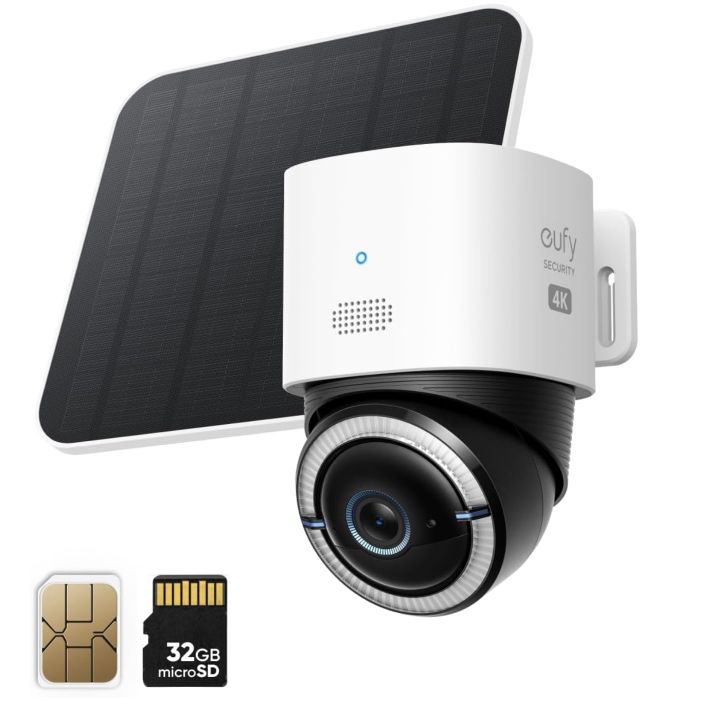 Eufy S330 4G UHD Überwachungskamera mit Solarpanel für 199,99€ (statt 268€)