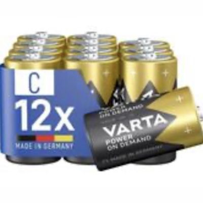 🔝🇩🇪🔋 12x VARTA „C Baby“ Batterien ab 12,91€ (statt 17€)
