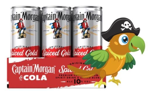 🦜💨 12x Pack Captain Morgan Spiced Gold & Cola 250ml 🏴☠️ ab 21,84€ (statt 29€) - 1,82€ pro Dose 🦜💨 12x Pack Captain Morgan Spiced Gold & Cola 250ml 🏴☠️ ab 21,84€ (statt 29€) 1,82€ pro Dose