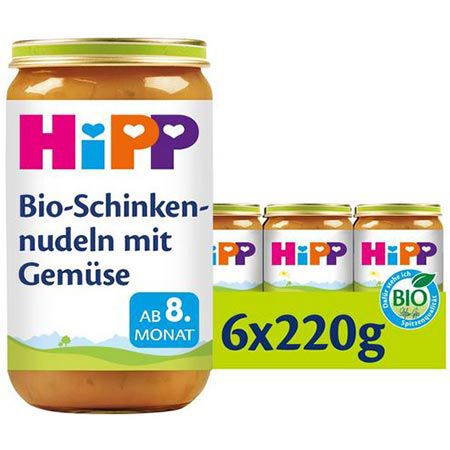 6er Pack HiPP Bio-Schinkennudeln mit Gemüse ab 6,92€ (statt 10€)