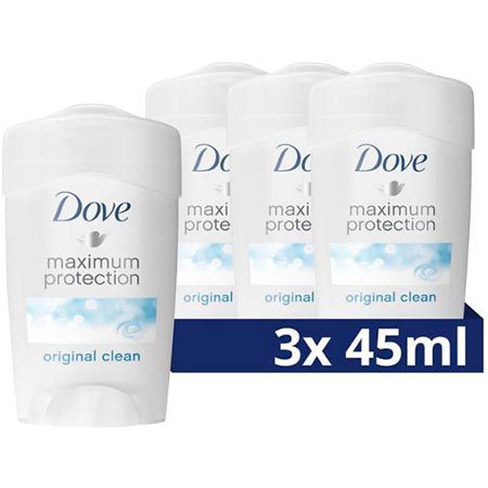 🥵 3er Pack Dove Maximum Protection Deo-Creme ab 9,40€ (statt 18€)