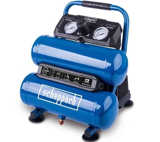 Scheppach Kompressor HC10 Twin ölfrei, 8 bar für 68,31€ (statt 76€)