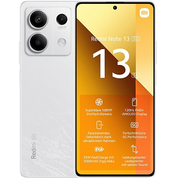 Xiaomi Redmi Note 13 5G (256GB) inkl. Smart Band 7 Pro nur 29€ + o2 Allnet 15GB für 9,99€ mtl.