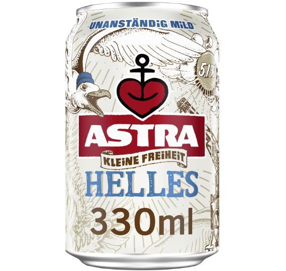 🍺 24x Astra Kleine Freiheit   Helles für 17,51€ (statt 22€)   0,73€ pro Dose