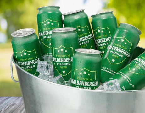 🍻 Waldenberger Premium Pilsner Bier, 24 x 0,5L für 11,74€ (statt 14€)