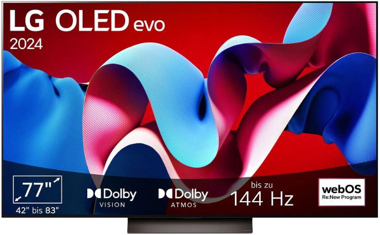 📺  LG OLED77C47LA   77 OLED evo Smart TV für 1.999€ (statt 2.198€)