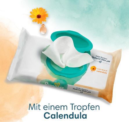 1.056 Stk. Pampers Harmonie Baby Feuchttücher Calendula ab 24,53€ (statt 36€)