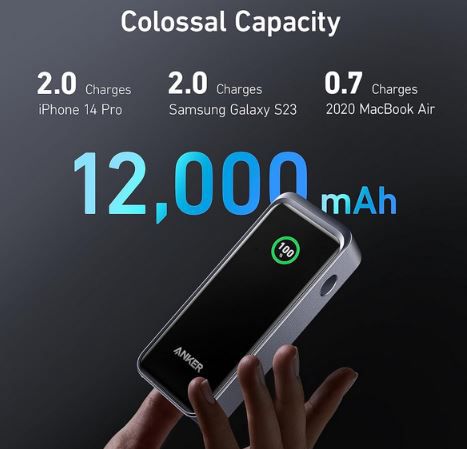 Anker Prime Powerbank mit 12.000mAh & 130W für 45,99€ (statt 85€)