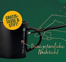 Mit Kauf von STARBUCKS at Home Produkten STARBUCKS Tasse gratis erhalten